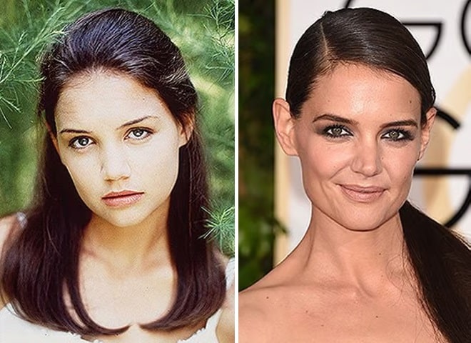 Katie Holmes Before And After Plastic Surgery Nose Boob Face 